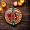 Acrylic Lakshmi Charan Paduka Feet Laxmi Padhuka Good Luck Footsteps Shubh Labh Rangoli Sticker for Door Entrance Home Temple Diwali Decoration Indian Traditional Vara Lakshmi Pagla